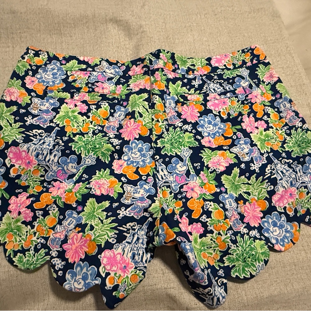 Lilly Pulitzer Floral Print Shorts - Navy, Pink, Orange, Green